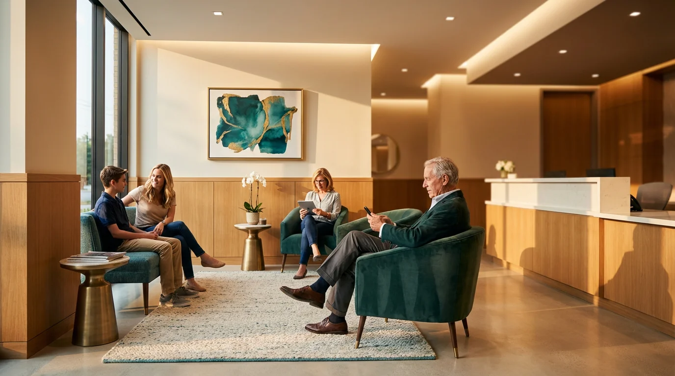Executive consultation showing professional results monitoring and performance optimization — Ophtha Consulting | Diana Andre
