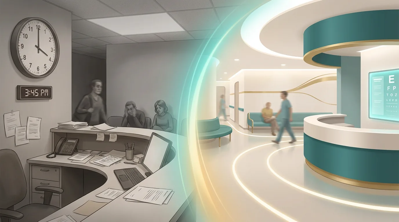 Transformation from chaotic waiting room to streamlined patient flow